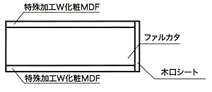 断面図-L1810mm・L2410mm